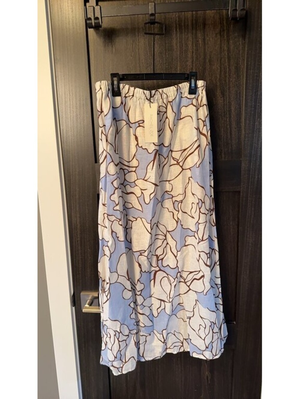 Rachel Zoe Floral Print Midi Skirt 0091